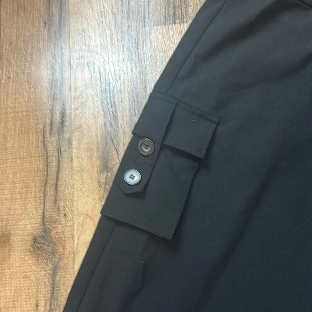 Motf Womens Size Small‎ Black A-Line Skirt – Pockets, Minimalist, Versatile